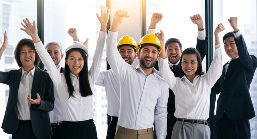 Successful Talent Taste students celebrating their career achievements and new opportunities